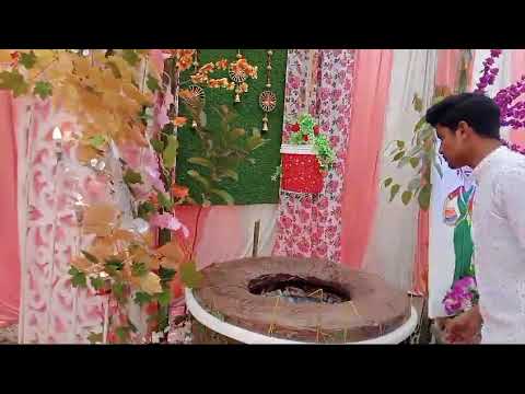 Saraswati Puja Decoration । Village Look गांव_का_दृश्य - Events Video Thumbnail